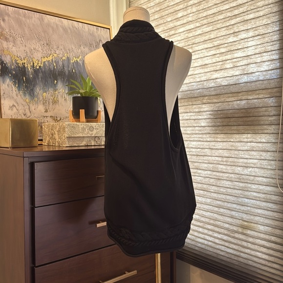 Rubbish Woman's Black Sleeveless Knit Cardigan. Size Small - Picture 3 of 6